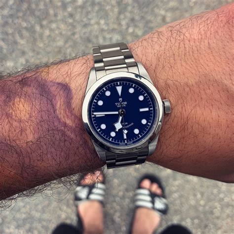 tudor black bay 36 opinioni|tudor 36mm blue review.